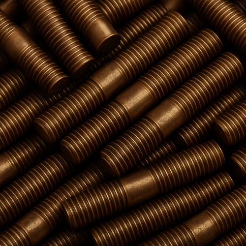 Шпилька бронзовая М16 шаг резьбы 1,5 мм БрАМц9-2 ГОСТ 1759.0-87